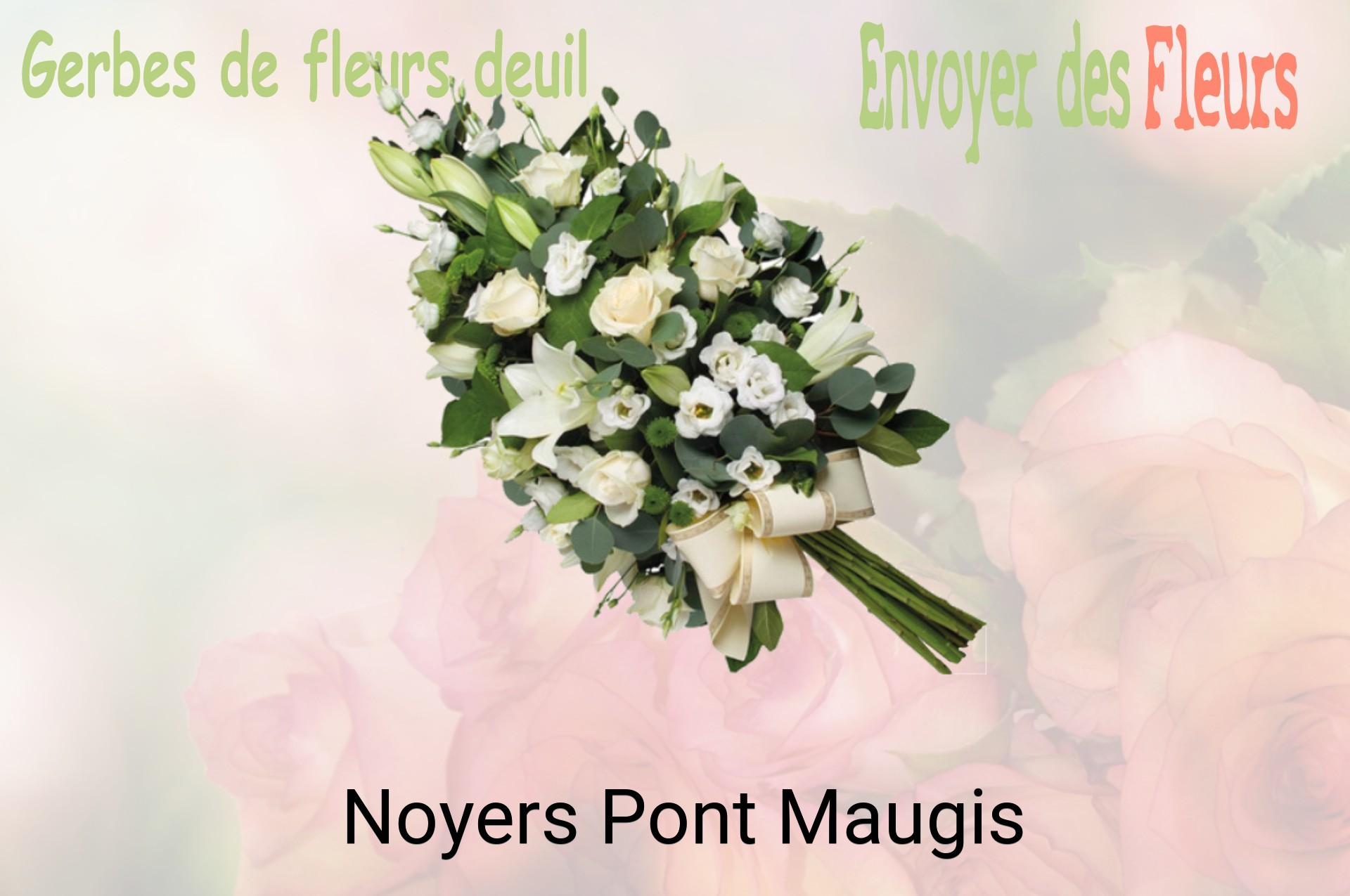 Gerbe de fleurs de deuil livrée à Noyers-Pont-Maugis